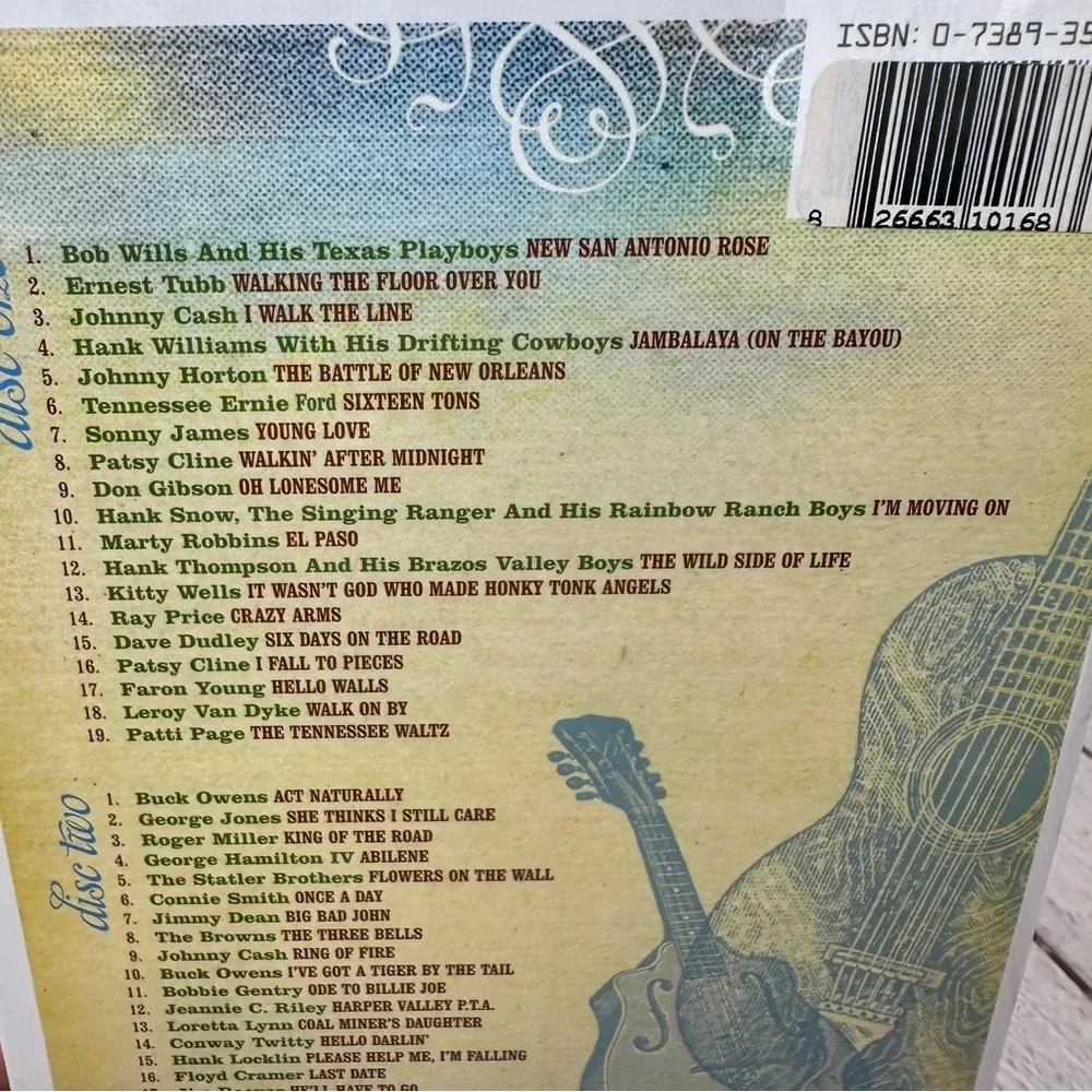 Vintage legands of country classic hits 3 vol cd set somy bmg